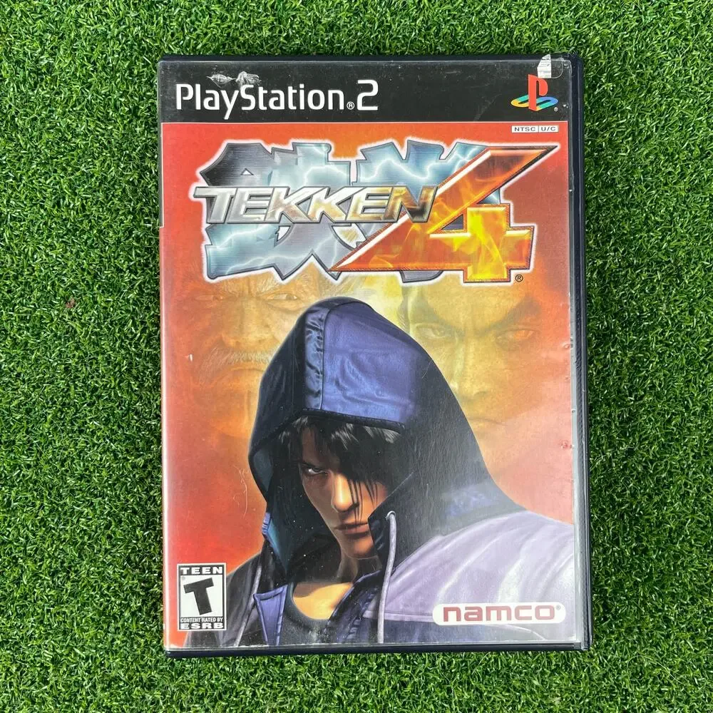 Tekken 4 Sony Playstation 2 2002 PS2 w/ Manual